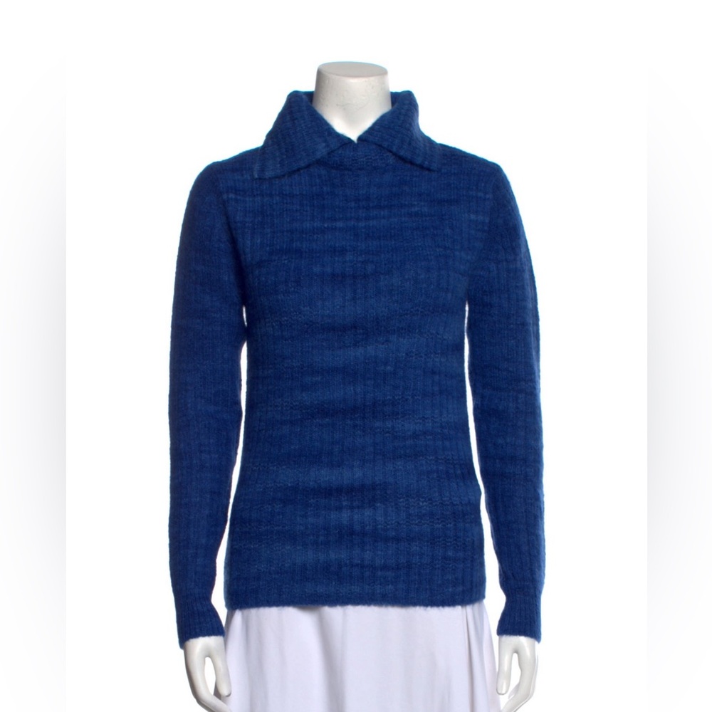Misha & Puff Polo Sweater in Blueberry